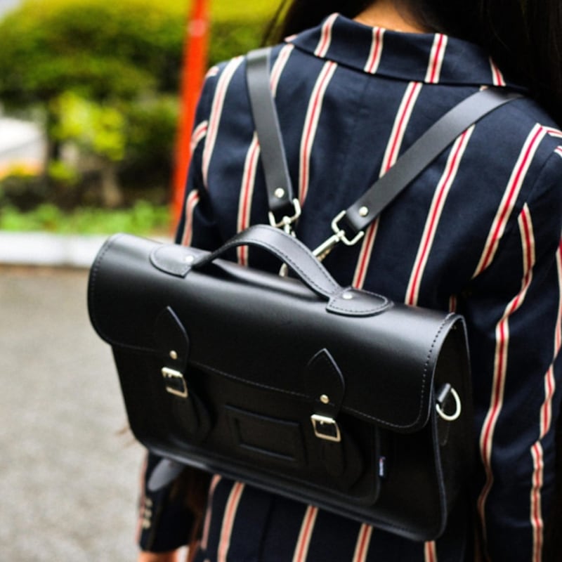 Thumbnail of Handmade Leather Backpack Satchel - Chestnut Brown image