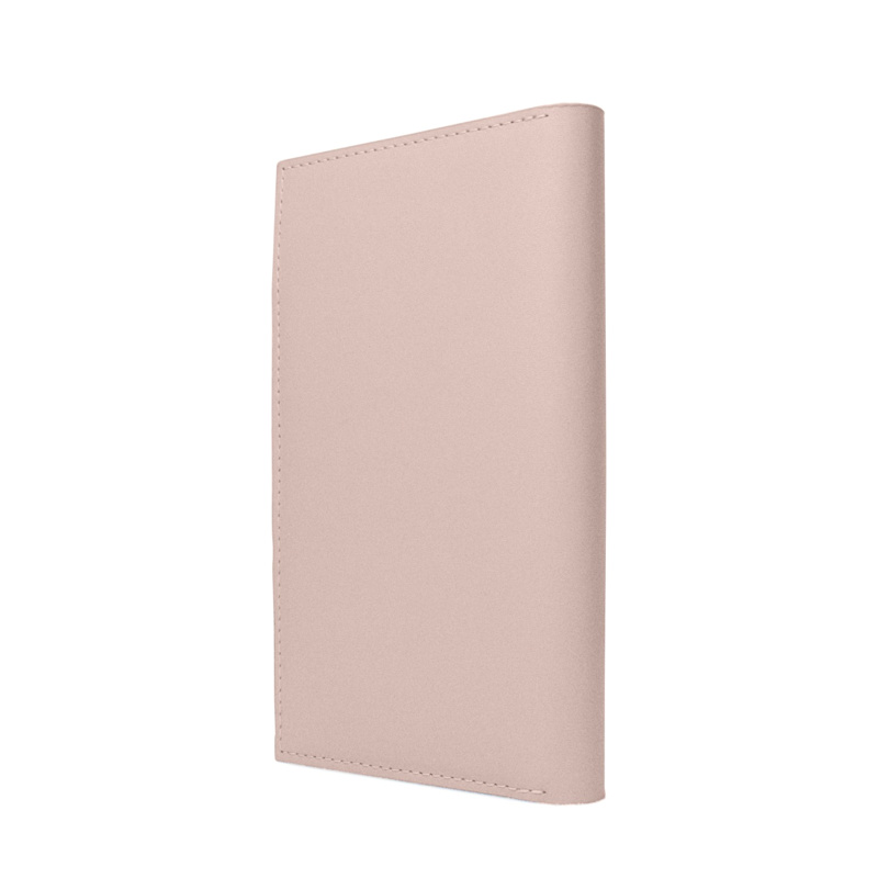 Thumbnail of Handmade Leather Passport & Travel Wallet In Nude Pink image