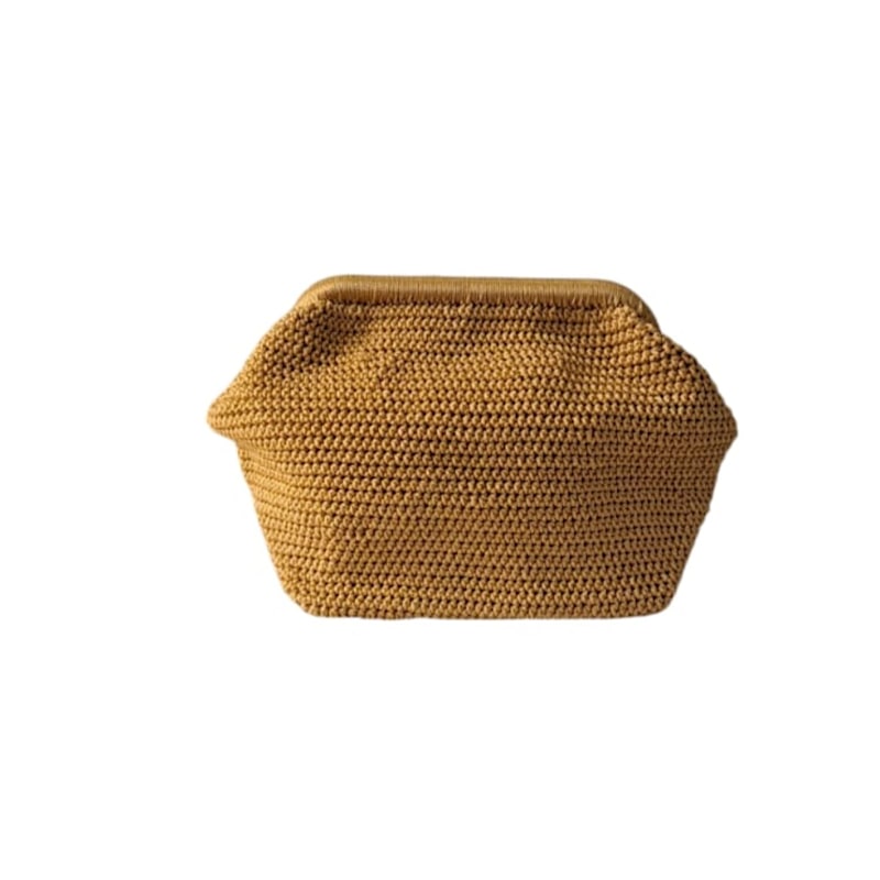 Thumbnail of Handmade Mustard Yellow Clutch Bag image