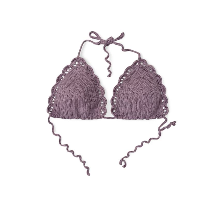 Thumbnail of Handmade Green Crochet Bikini Top image