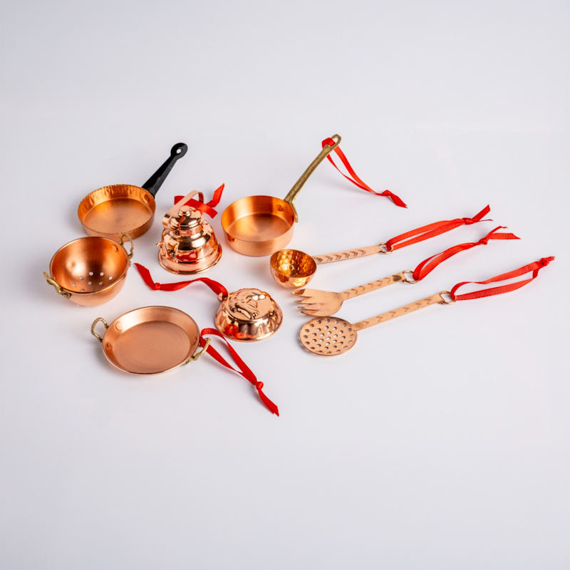 Thumbnail of Handmade Pure Copper Miniature Colander image