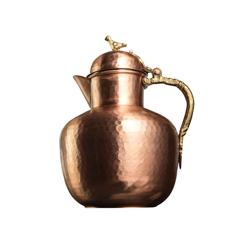 Thumbnail of Hammered Copper Water Pitcher With Lid image