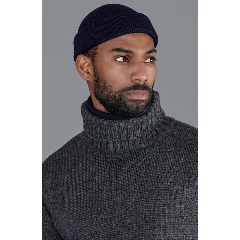 Thumbnail of Heavyweight Merino Activewear Beanie - Navy image