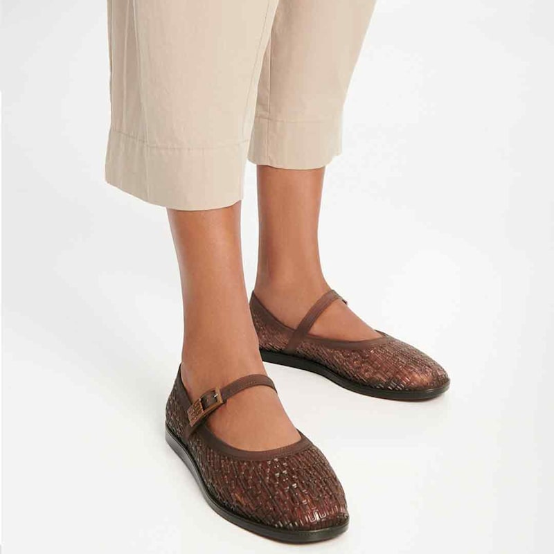 Thumbnail of Harper Ballet Flat - Clear Brown image