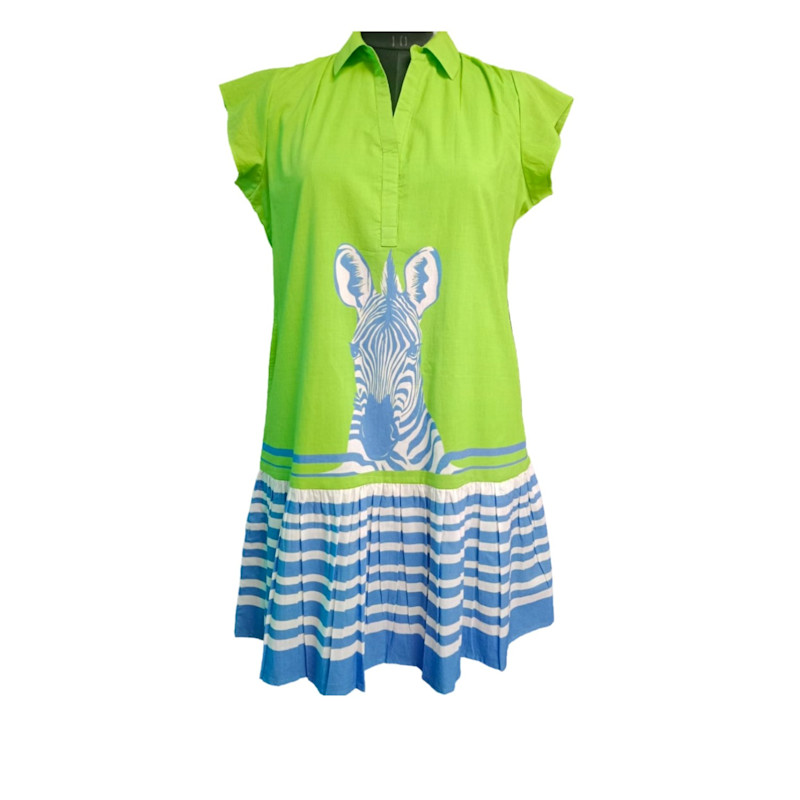 lime green zebra print dress Lime Zebra Print Halter Mini Dress (multiple Sizes Available) Y2k Clothing,  CRSSD Festival Outfit for Sale in San Diego, CA