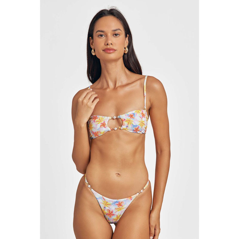 Thumbnail of Hazel Cut-Out Bandeau Top / Pomelia image