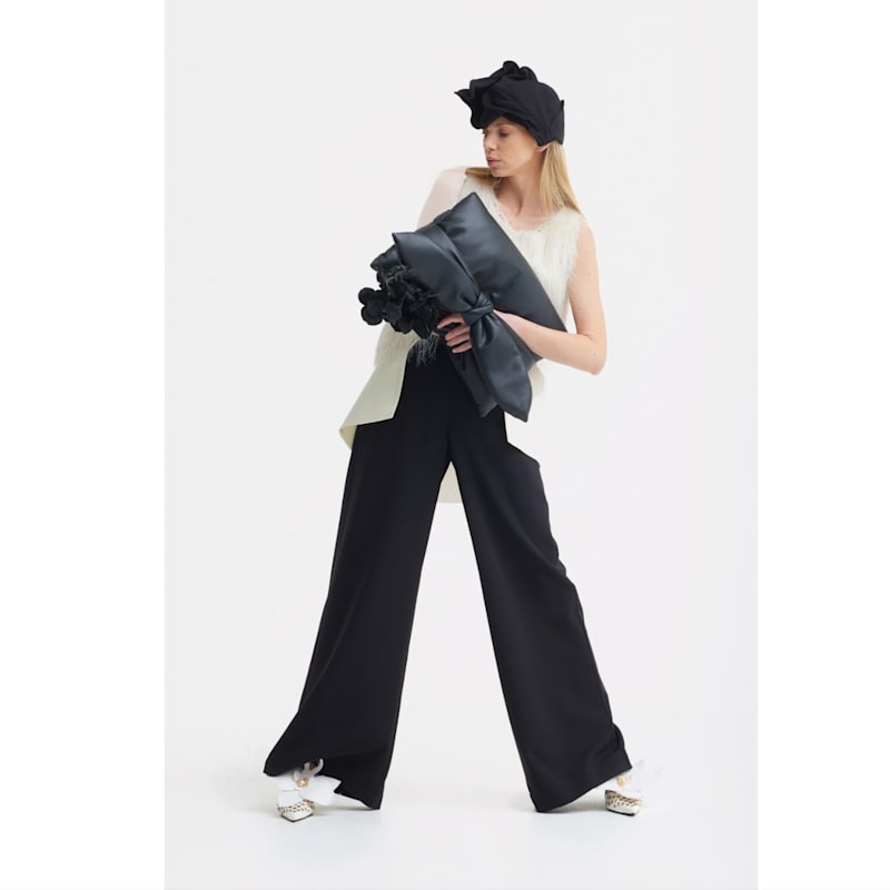 Thumbnail of Headpiece – Evening Mini Hat Style - Black image