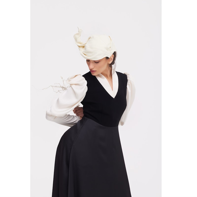 Thumbnail of Headpiece – Evening Mini Hat Style - Ivory image