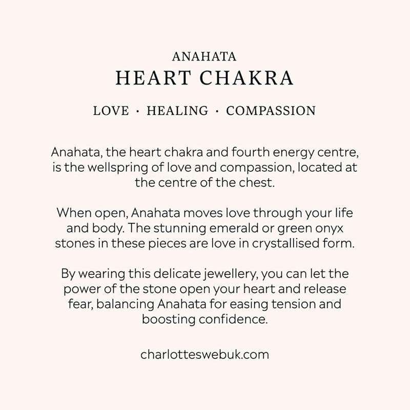 Thumbnail of Heart Chakra Silver Necklace - Emerald image