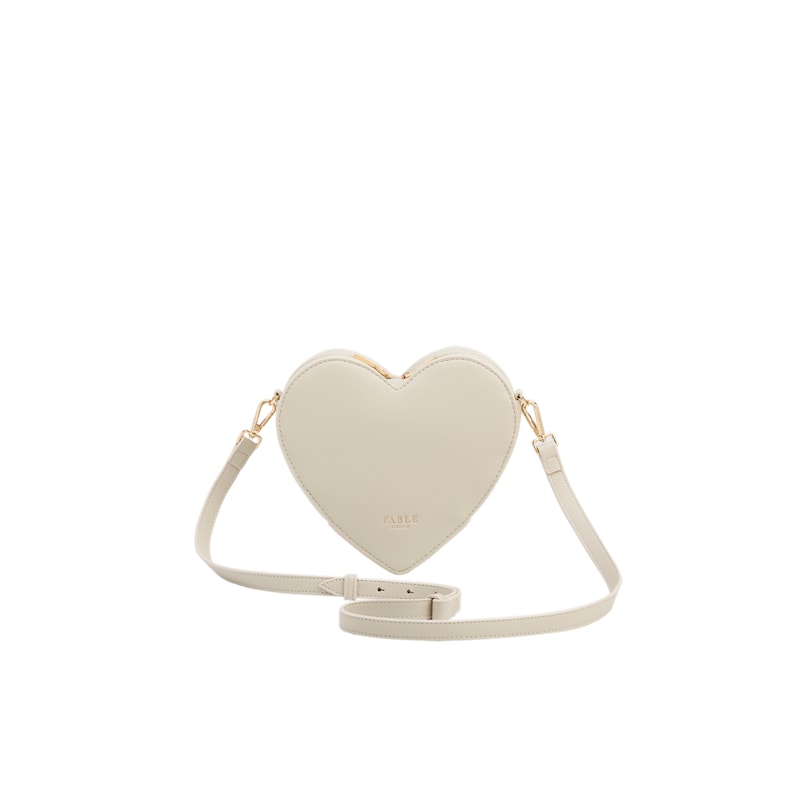 Thumbnail of Heart Crossbody Bag In Stone image