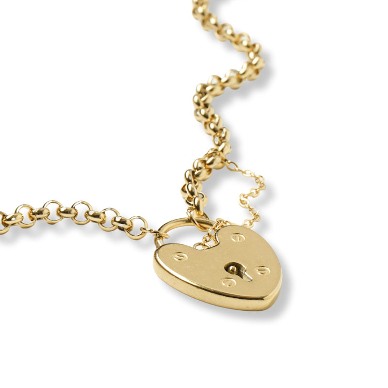 Thumbnail of Heart Padlock Chain image