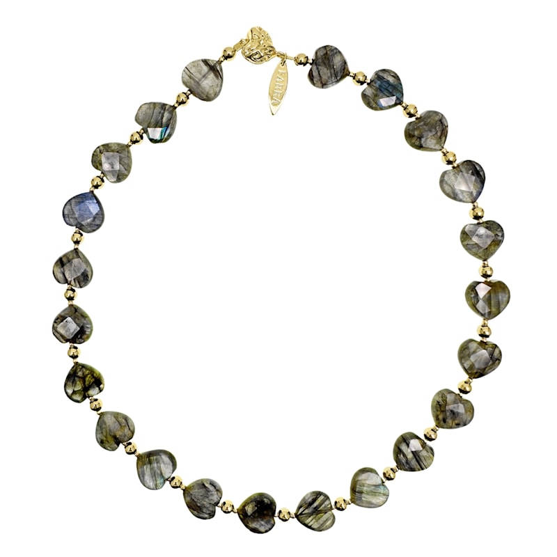 Thumbnail of Heart-Shaped Labradorite Choker Necklace image