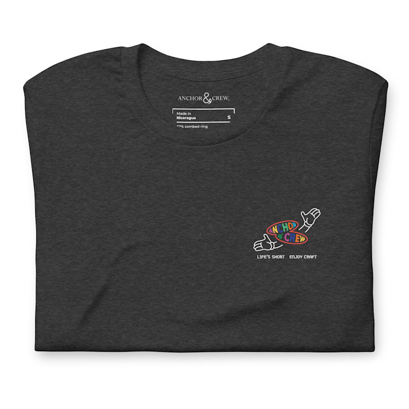 Thumbnail of Heather Black Enjoy Craft Dial-A-Local Organic Cotton T-Shirt - Men image