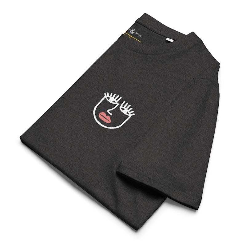 Thumbnail of Heather Black Six Living In Society Editions Organic Cotton T-Shirt - Women image