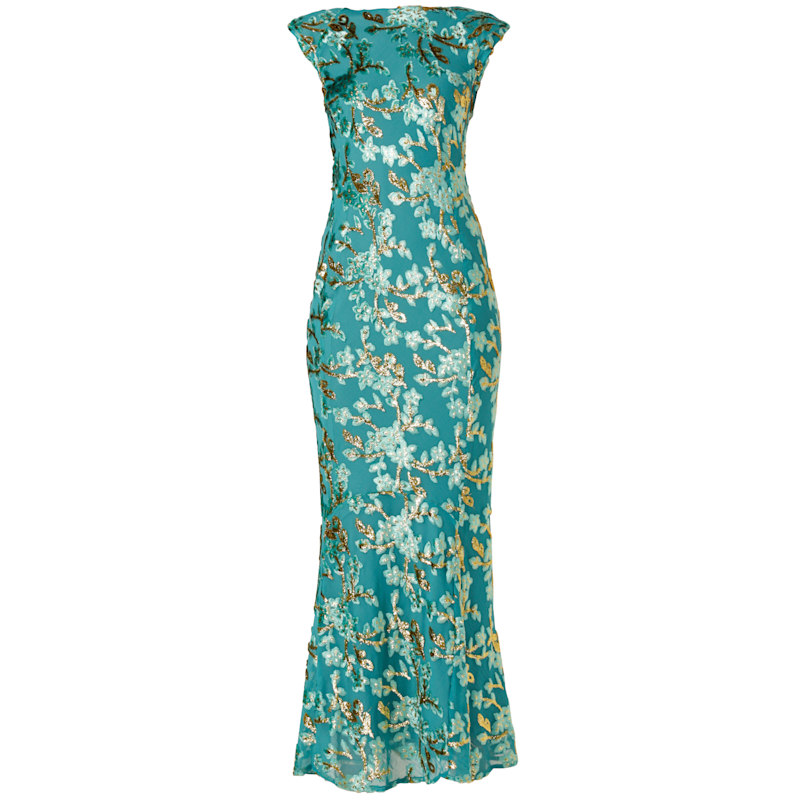sacha drake evening dresses Sacha Drake Bella Rose Maxi Wrap