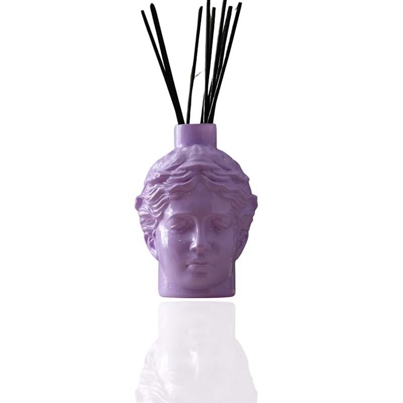 Thumbnail of Helen Diffuser – Sculptural Head In Glossy Lavender Ceramic image