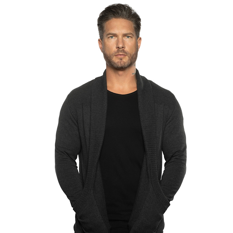 Thumbnail of Hemingway Lightweight Slim Fit Cardigan - Graphite image