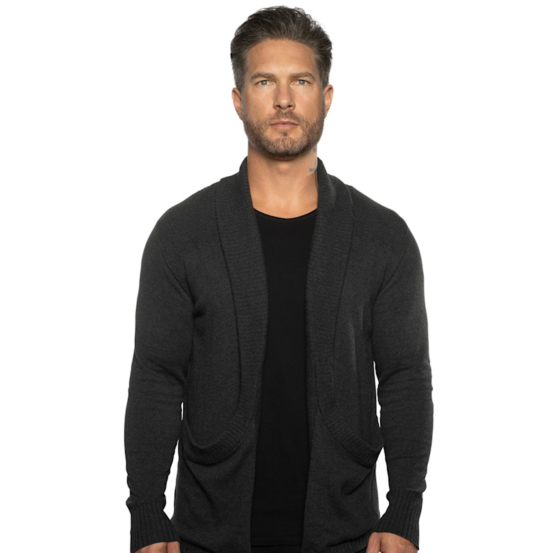Thumbnail of Hemingway Lightweight Slim Fit Cardigan - Graphite image