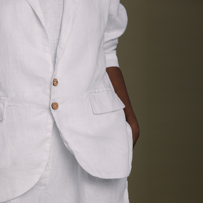Thumbnail of Hemp Three Piece Set In White image