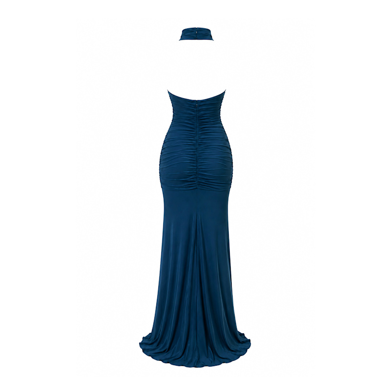 Thumbnail of Hera Dress – Ocean Blue image