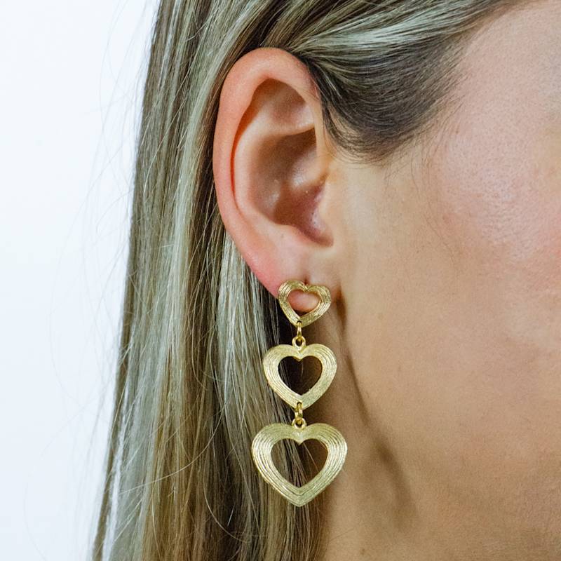 Thumbnail of Hera Heart Earrings image