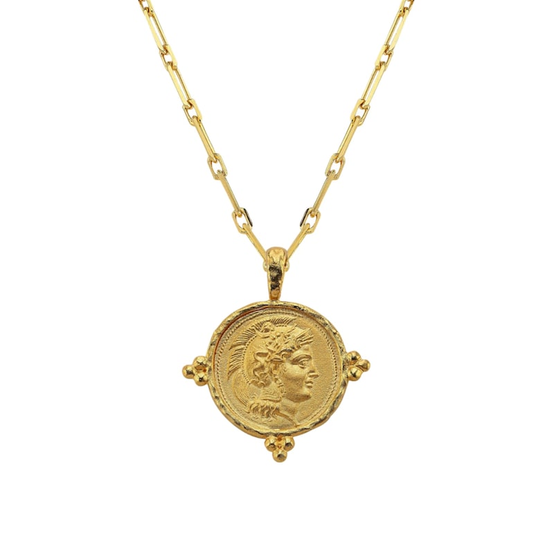 Thumbnail of Hercules Coin Medallion Necklace image