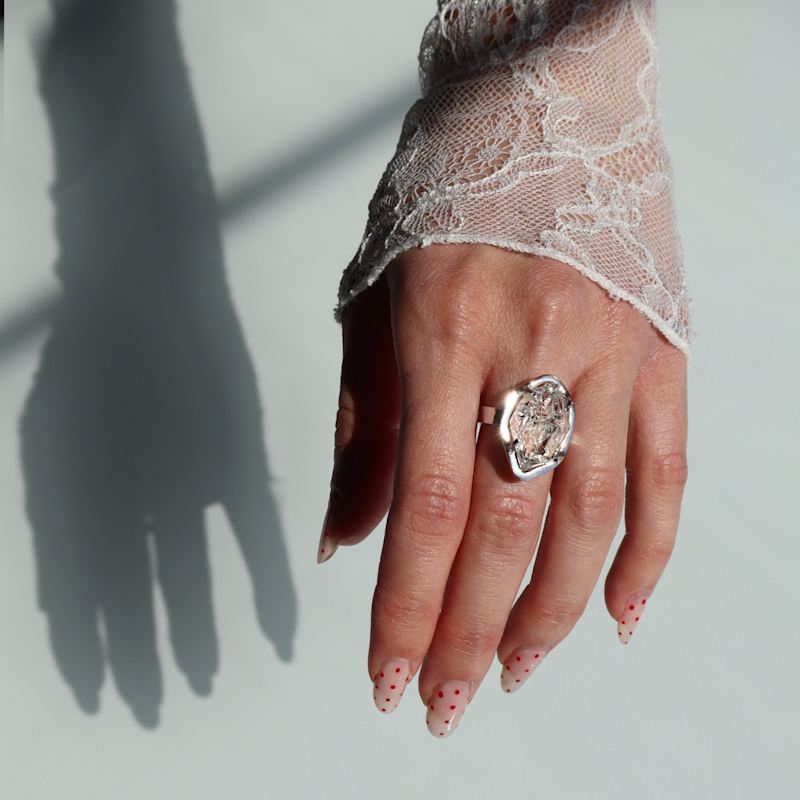 Thumbnail of Herkimer Diamond Ring image