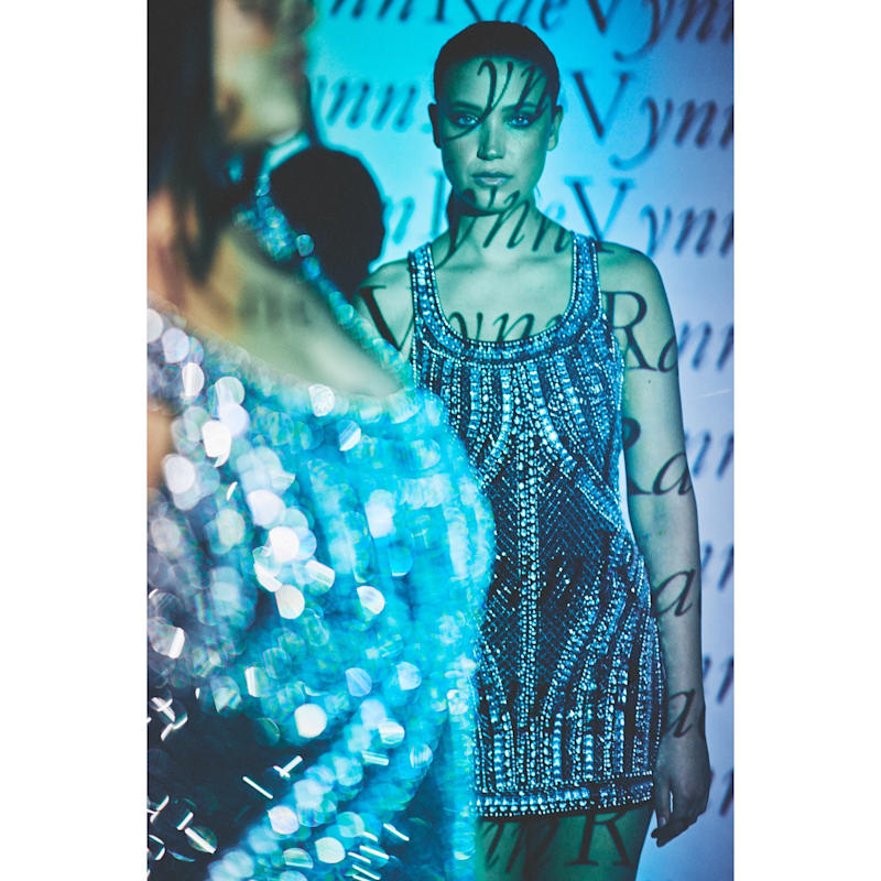 Hero Dress In Crystal Beads by RaeVynn