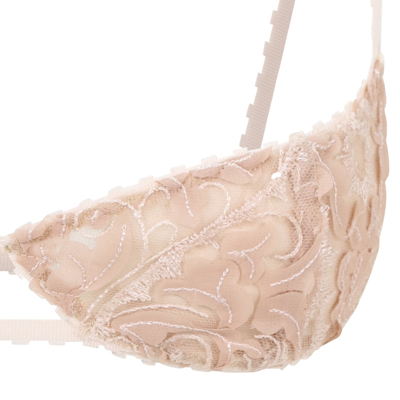 Thumbnail of Pink Embroidered Bralette image