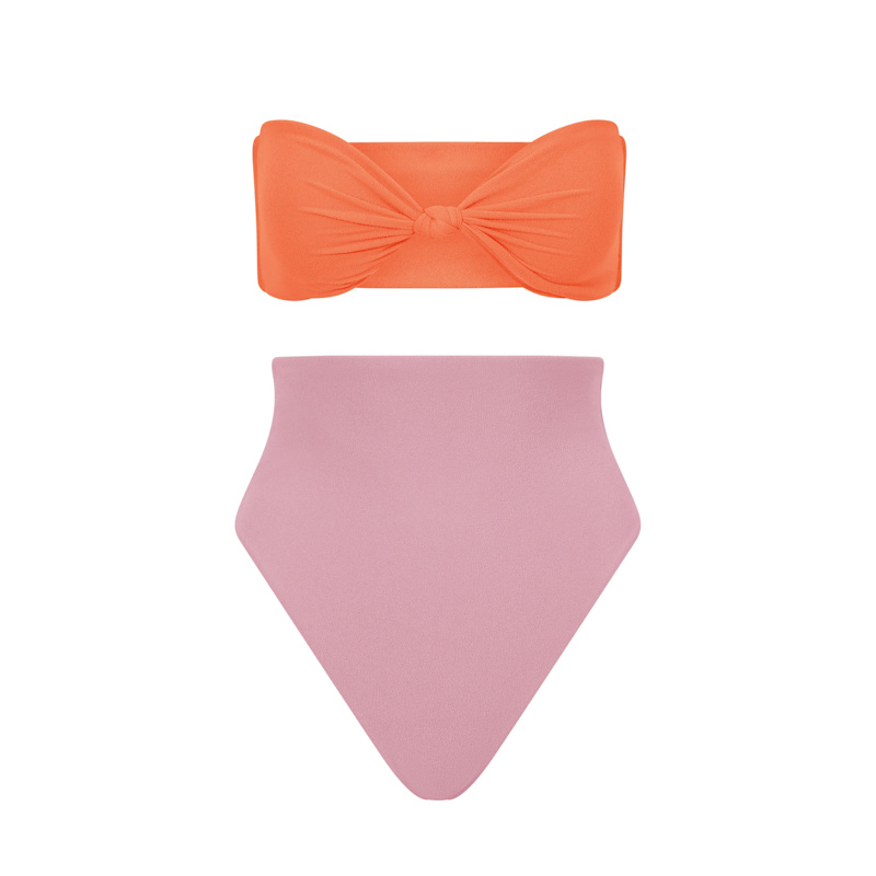 Thumbnail of Tide Bandeau Bikini Top - Green image