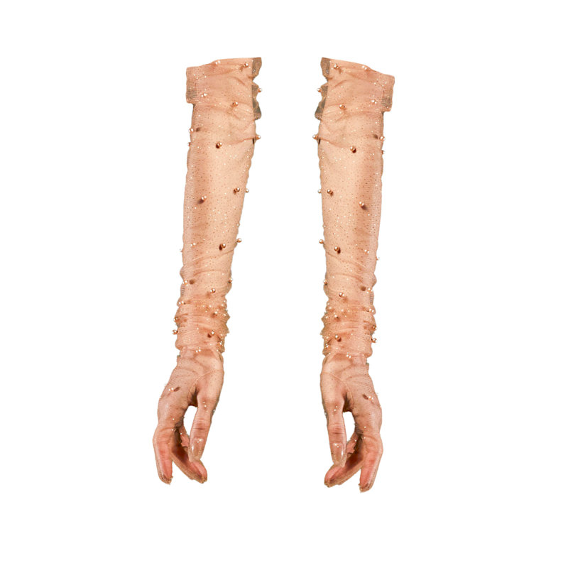 Thumbnail of High Gloves In Beige Pearl image