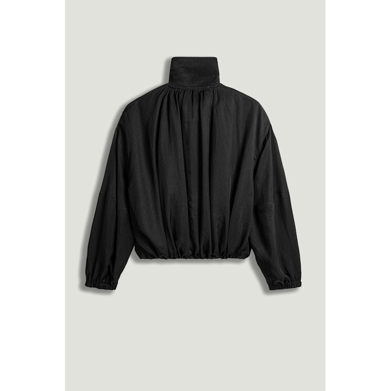 High-Neck Gathered Jacket | NOCTURNE | Wolf & Badger