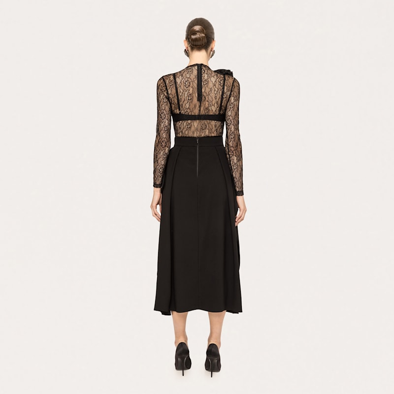 Thumbnail of High-Waisted Midi Skirt image