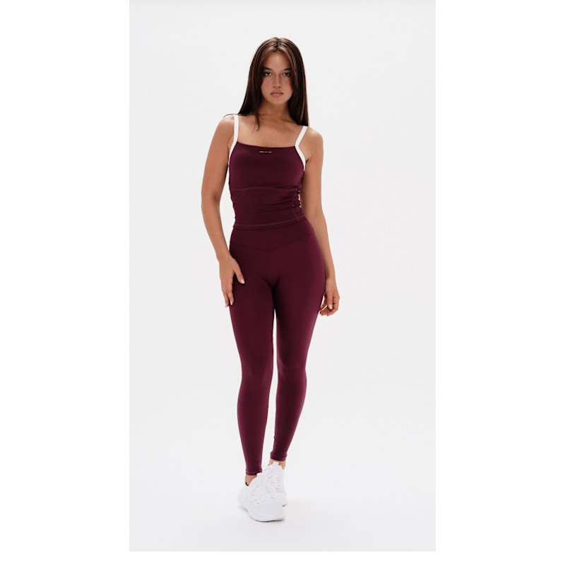 Thumbnail of High-Waisted Mulberry Merlot Legging image