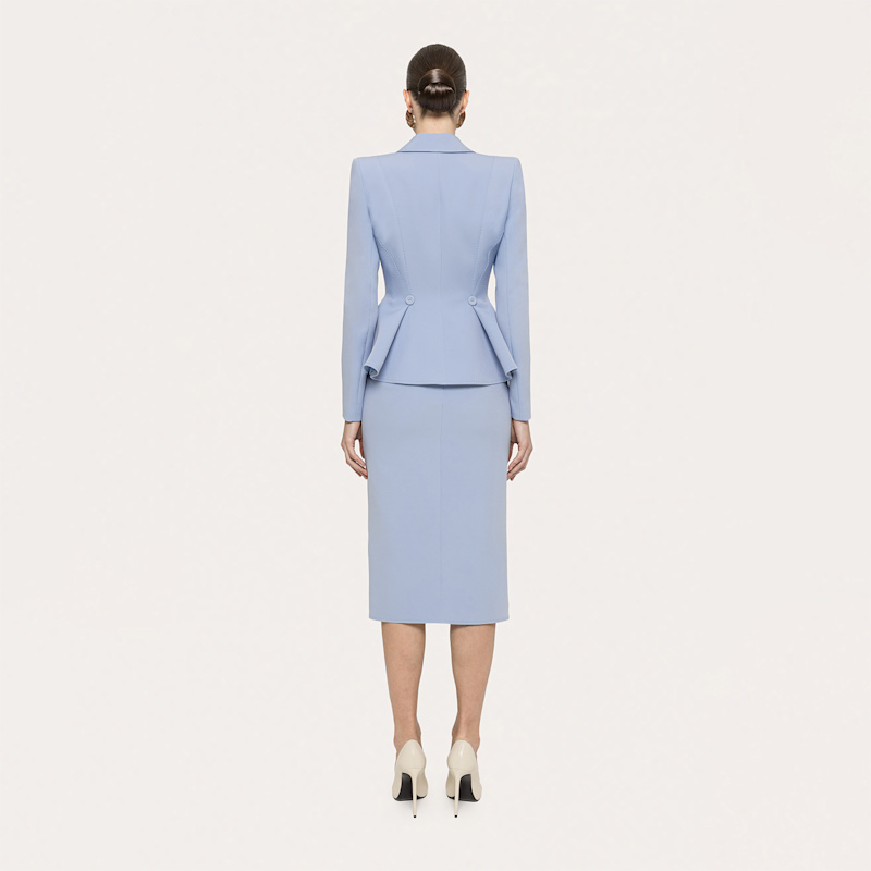high waisted pencil dress High-Waist Pencil Midi Skirt main image 0