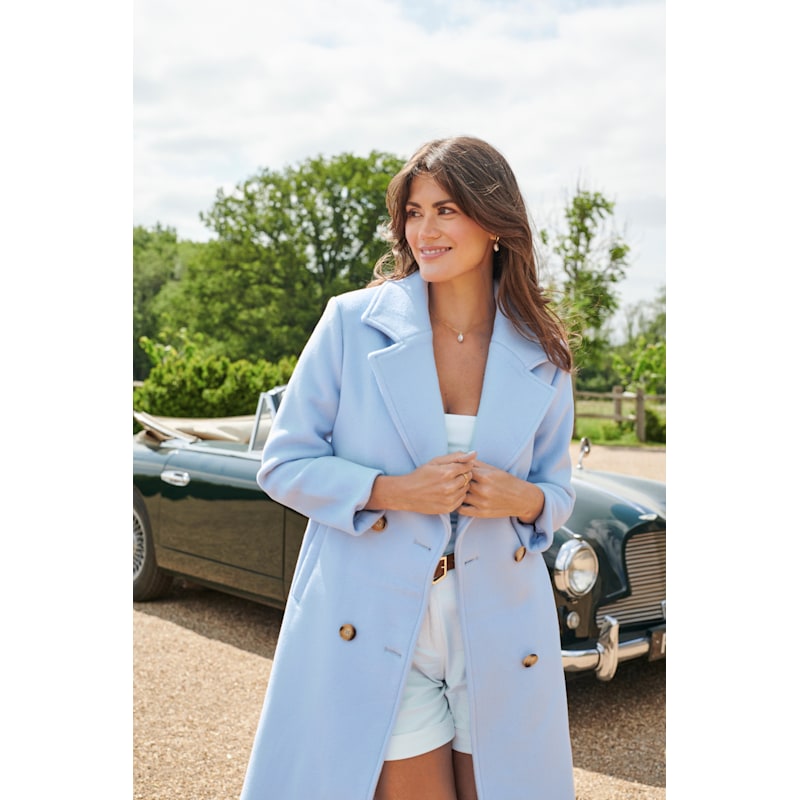 Thumbnail of Highgrove Cashmere Powder Blue Coat image