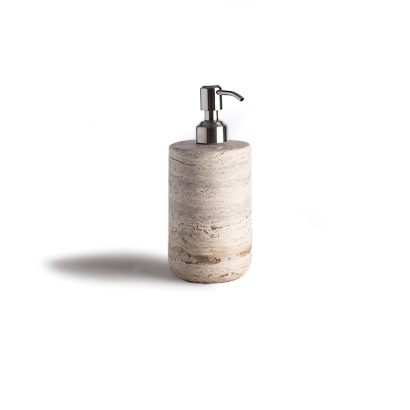 Thumbnail of Less Is More High Dispenser - Travertine Marble image