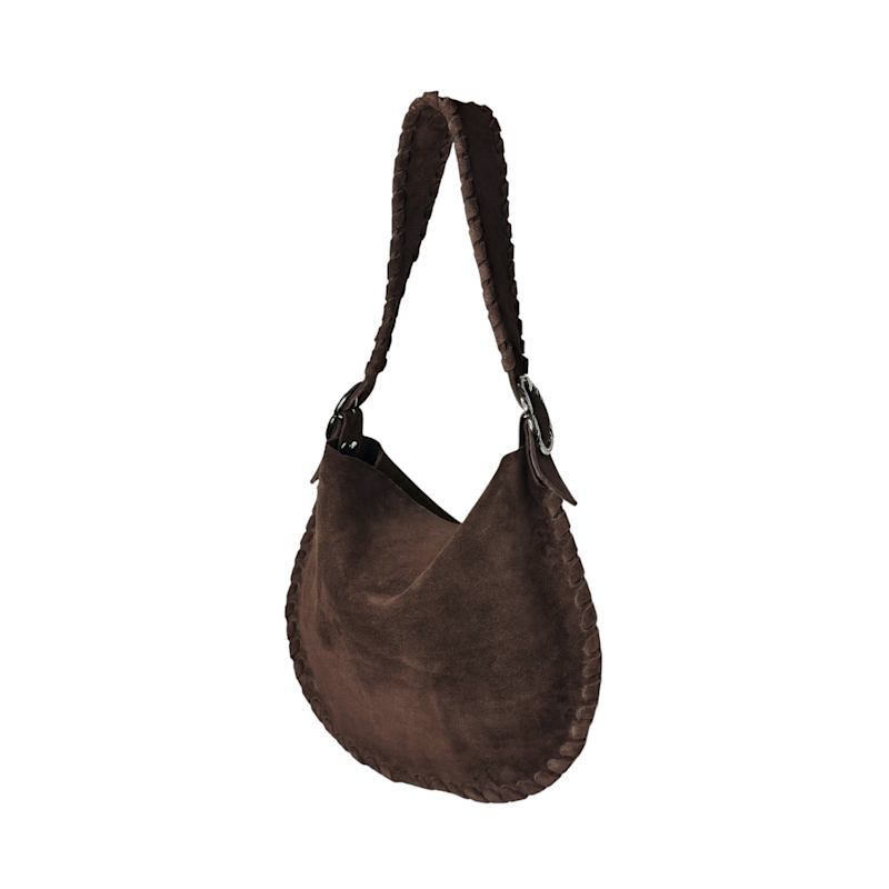 Thumbnail of Hobo Bag Suede Cioccolato image
