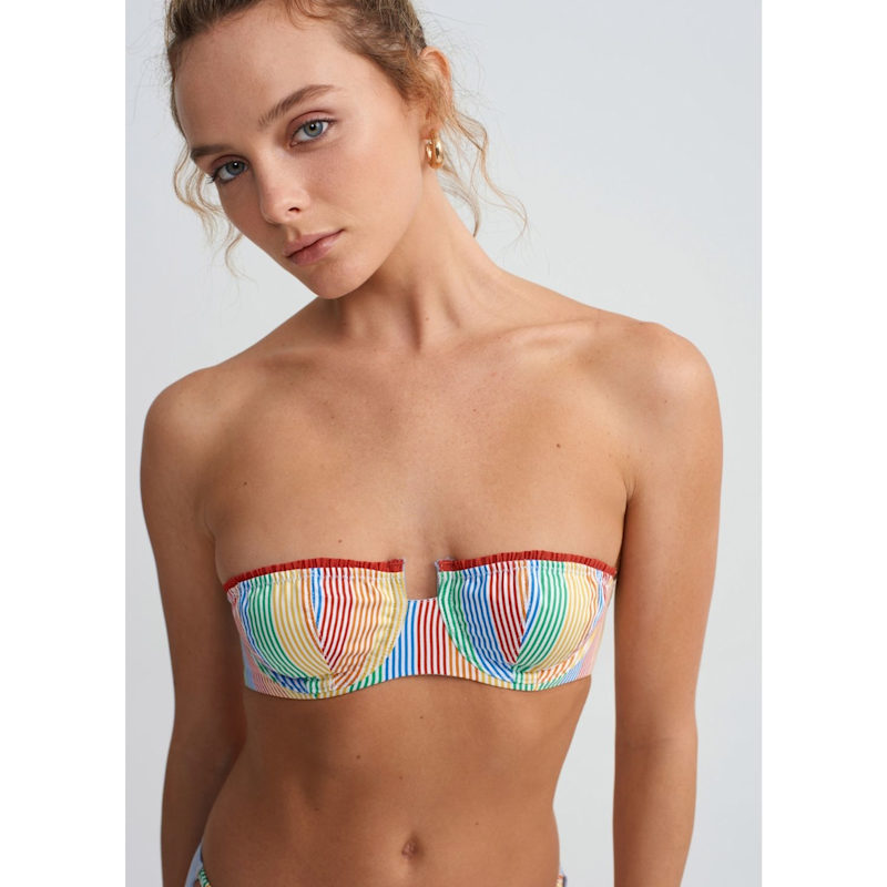 Thumbnail of Holiday Balkonet Bralette - Rainbow image