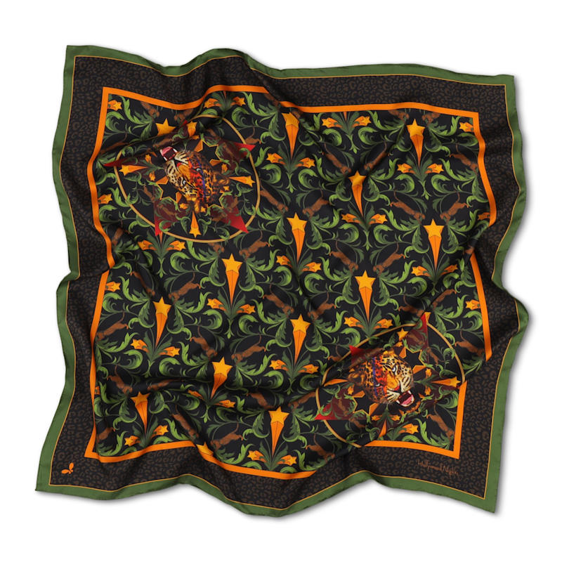 Thumbnail of Hollywood Nights Large Silk Scarf image