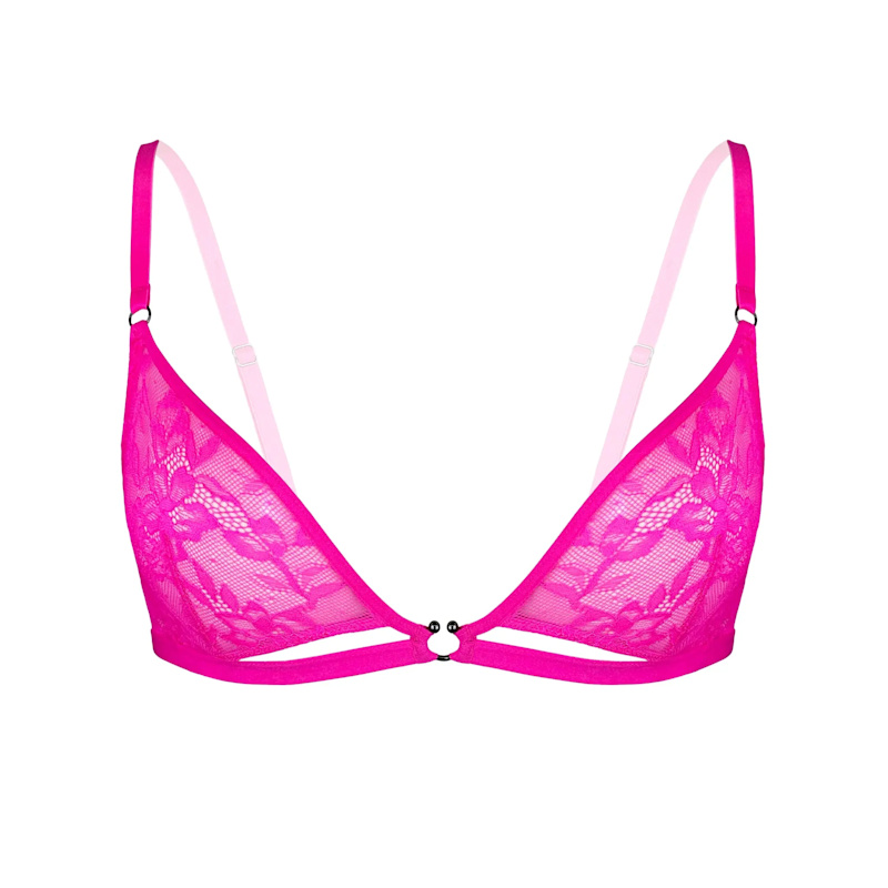 Thumbnail of Hologram Bralette Electric Magenta image