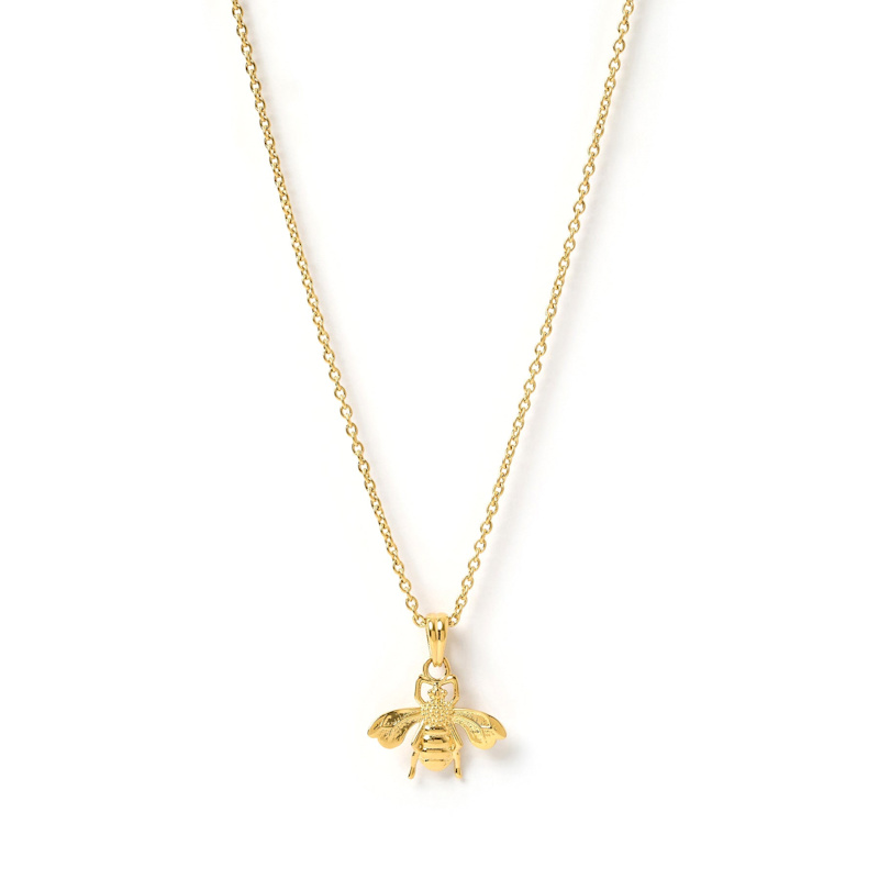 Thumbnail of Honey Bee Gold Necklace image