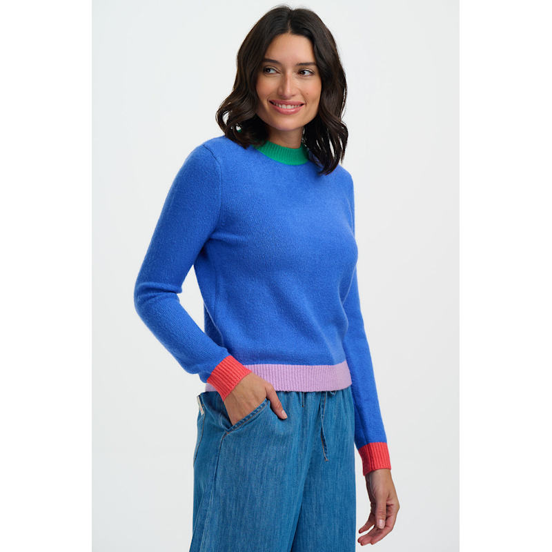 Thumbnail of Honor Sweater Blue, Colour Block image