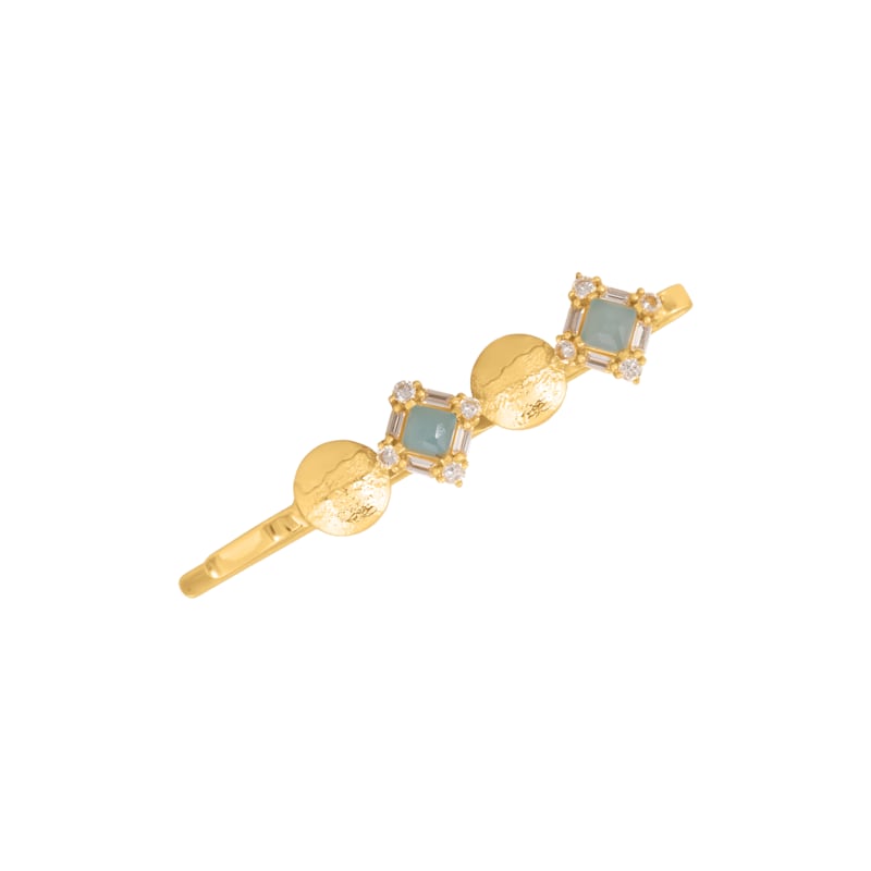 Thumbnail of Elara Aquamarine Hairpin image