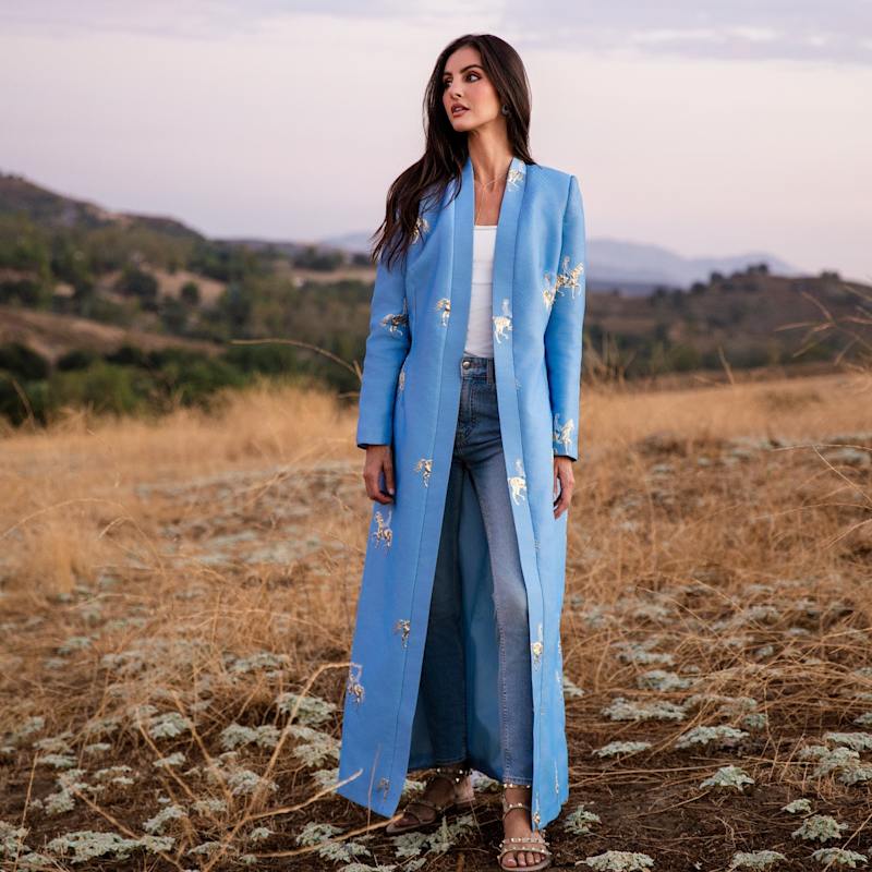 Thumbnail of Horse Baby Blue Kaftan image