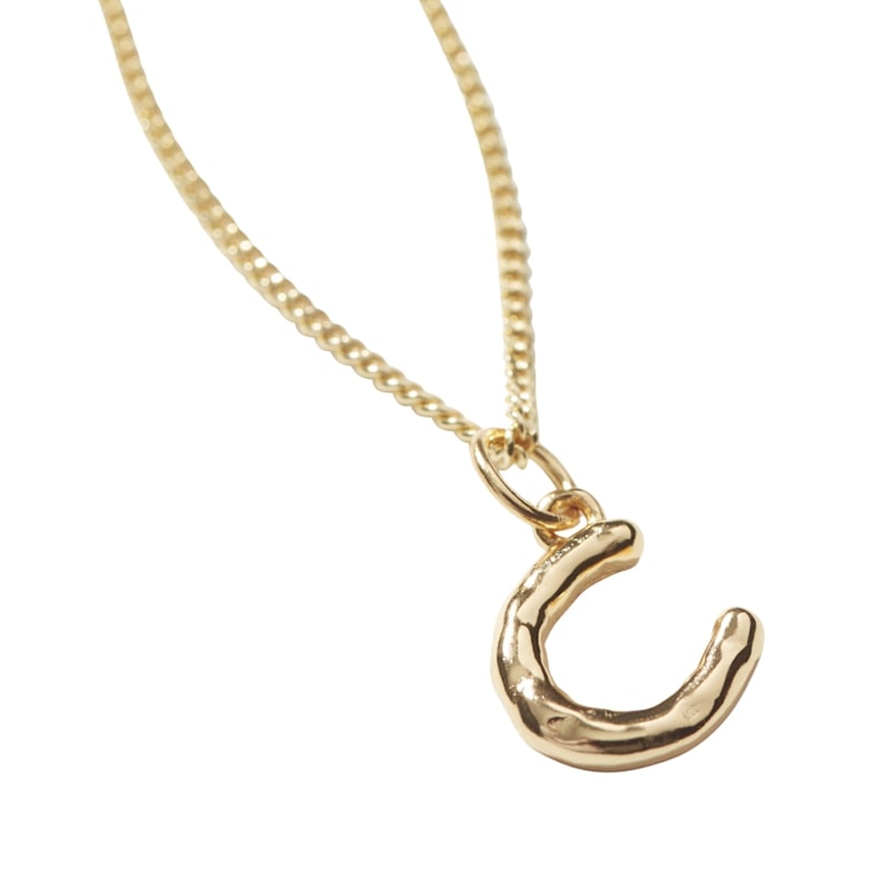 Thumbnail of Horseshoe Necklace Gold image