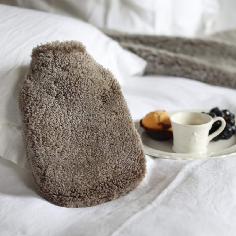Thumbnail of Hot Water Bottle Cover Swedish Taupe Brown - 0.8L Medium image