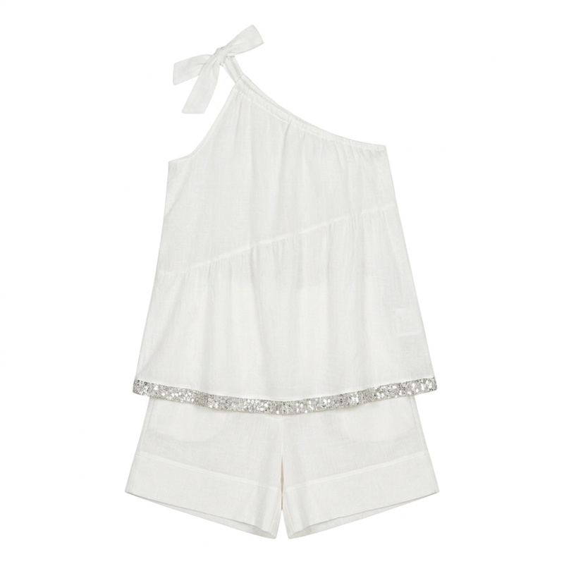 Thumbnail of Howe White One Shoulder Flow Top image