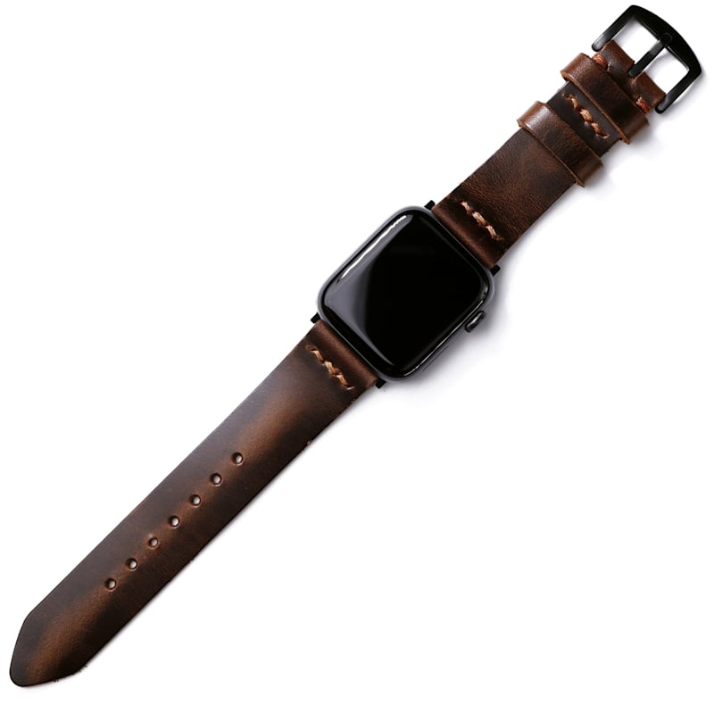 Apple Watch Leather B& - Antique Brown | Roarcraft | Wolf & Badger