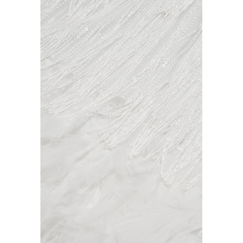 Thumbnail of Hundred Watt Tassel Dress In White image
